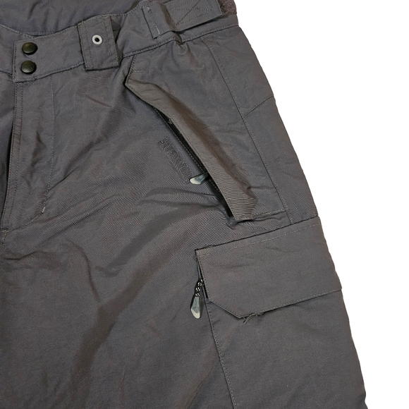 Polar Edge Mens Snow Pants, Dark Grey, Size Medium - Picture 5 of 15